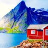 Serene Norwegian Barn Landscapes Paint By Numbers