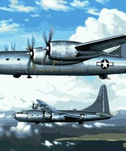 World War II Aircraft Model Paint By Numbers