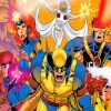 X Men Cartoon Heroes Paint By Numbers