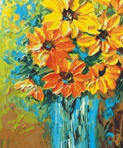 Sunflower Blooming Paint By Numbers