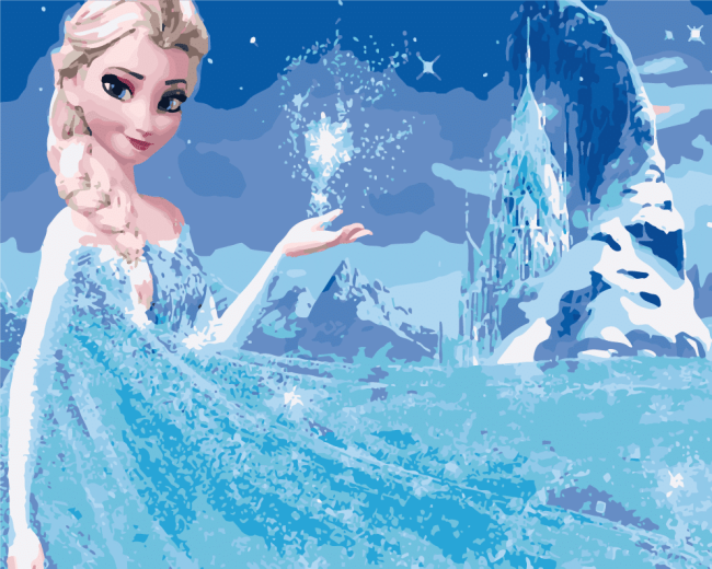 Frozen Princess Animation Paint By Numbers