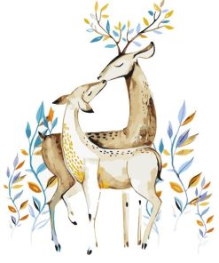 Deer Antlers Paint By Numbers