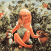 Rabbits and Girl Painting Kit Paint By Numbers