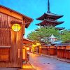 Yasaka Pagoda Japan Landscape Paint By Numbers