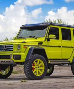 Green Mercedes G Class Paint By Numbers