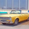 Yellow Plymouth Belvedere Classic Paint By Numbers