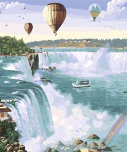 Niagara Falls Landscape Paint By Numbers