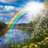 Rainbow Landscape Nature Paint By Numbers