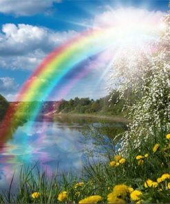 Rainbow Landscape Nature Paint By Numbers