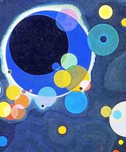 Kandinsky Blue Circles Paint By Numbers
