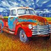 Vintage Truck Rusty Cars Paint By Numbers
