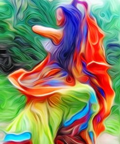Colorful Abstract Dancer Paint By Numbers