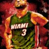 Miami Heat Basketball Art Paint By Numbers