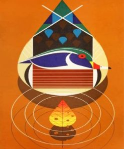 Charley Harper Abstract Paint By Numbers