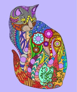 Colorful Cats Paint By Numbers