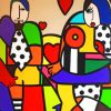 Colorful Abstract Couple Paint By Numbers