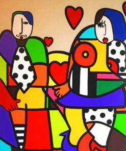 Colorful Abstract Couple Paint By Numbers