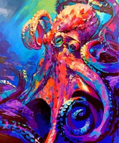 Kraken Sea Monster Paint By Numbers