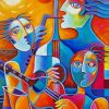 Colorful Abstract Musicians Paint By Numbers