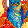Colorful Owl Paint By Numbers