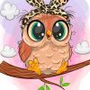 Charming Owl Birds Paint By Numbers