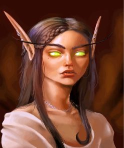 Elf Woman Fantasy Paint By Numbers