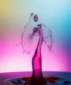 Aesthetic Water Drop Painting Paint By Numbers
