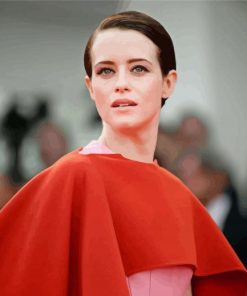 British Actress Claire Foy Paint By Numbers
