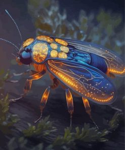 Firefly Lampyridae Paint By Numbers