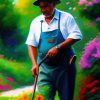 Gardener Outdoor Worker Paint By Numbers