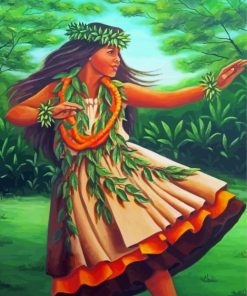 Hawaiian Woman Paint By Numbers