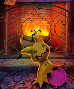 Mimikyu Pokemon Paint By Numbers