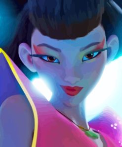 Over The Moon Anime Series Paint By Numbers