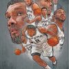Aesthetic San Antonio Spurs Team Paint By Numbers
