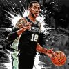 San Antonio Spurs Basketball Paint By Numbers