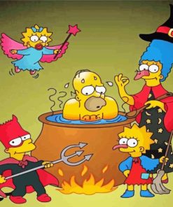 Simpsons Series Paint By Numbers