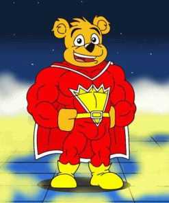 Super Ted Heroic Scenes Paint By Numbers