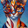 Colorful Cat Paint By Numbers