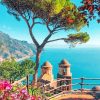 Amalfi Beach Landscape Paint By Numbers