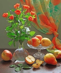 Orange Pears Paint By Numbers