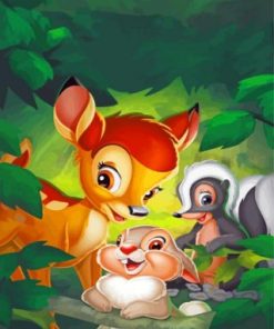 Disney Bambi Deer Paint By Numbers