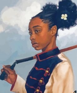 Butterfly African Woman Paint By Numbers