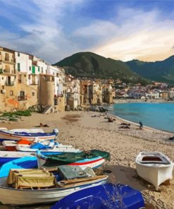 Italy's Cefalu Masterpieces Paint By Numbers