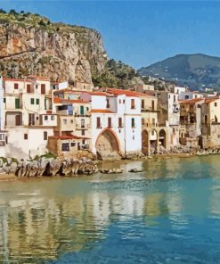 Cefalu Italy Paint By Numbers