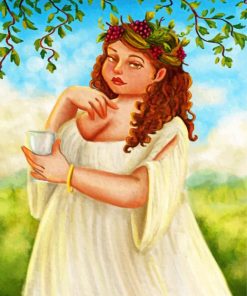 Elegant Fat Woman Paint By Numbers