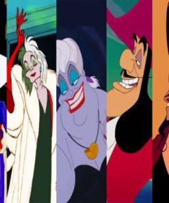 Disney Villains Paint By Numbers