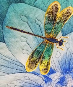 Dragonfly Art Paint By Numbers