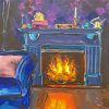 Aesthetic Fireside Flame Paint By Numbers