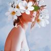 Aesthetic Floral Woman Paint By Numbers