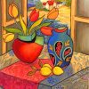 Aesthetic Flower Vase Painting Paint By Numbers